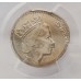 GREAT BRITAIN UK 1992 . TEN 10 PENCE . ERROR . STRUCK ON 5p PLACNHET